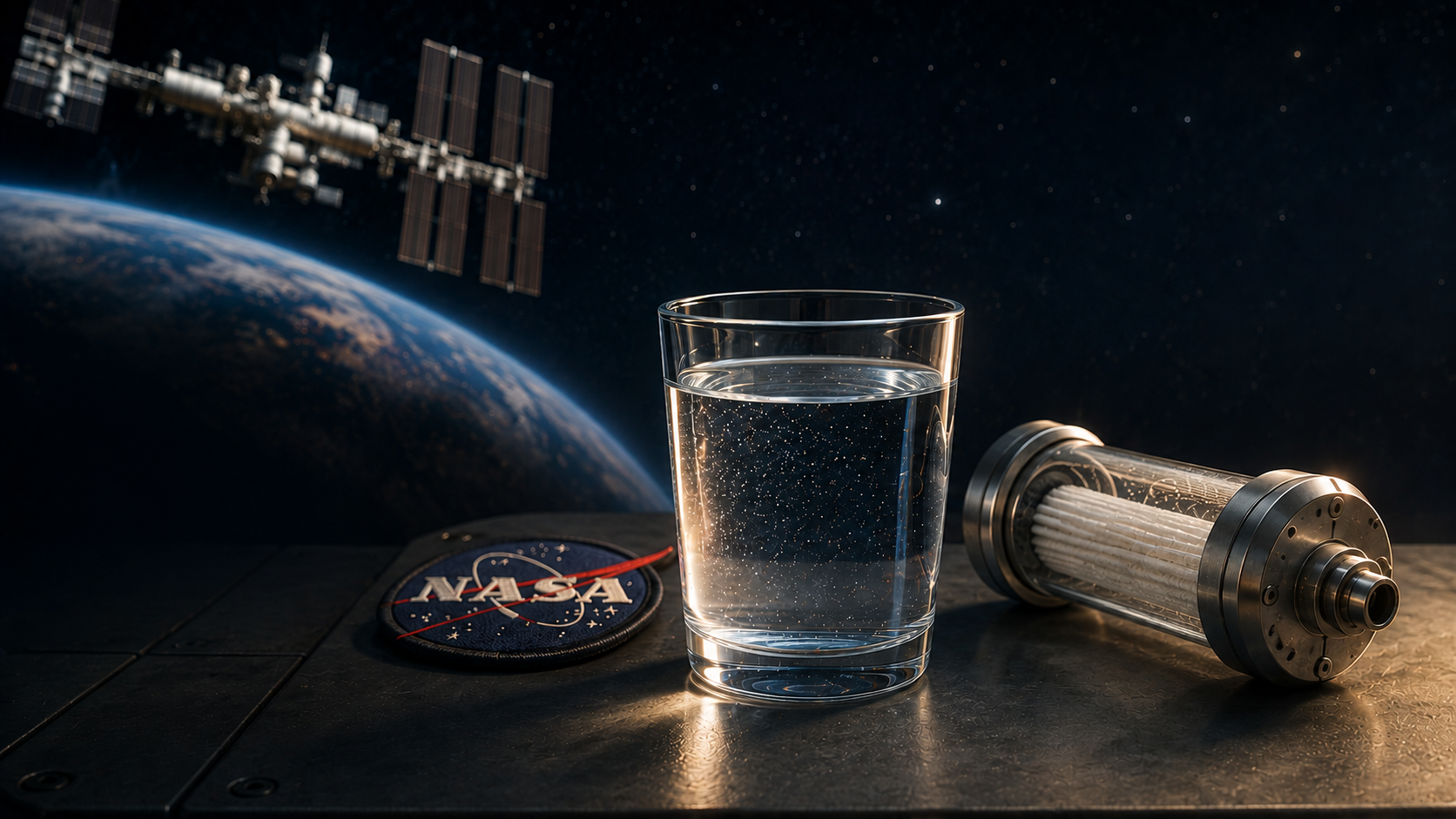 Cover image of the article “How the Water Astronauts Drink Is Solving Earth's Global Water Crisis” — category Astrophysics