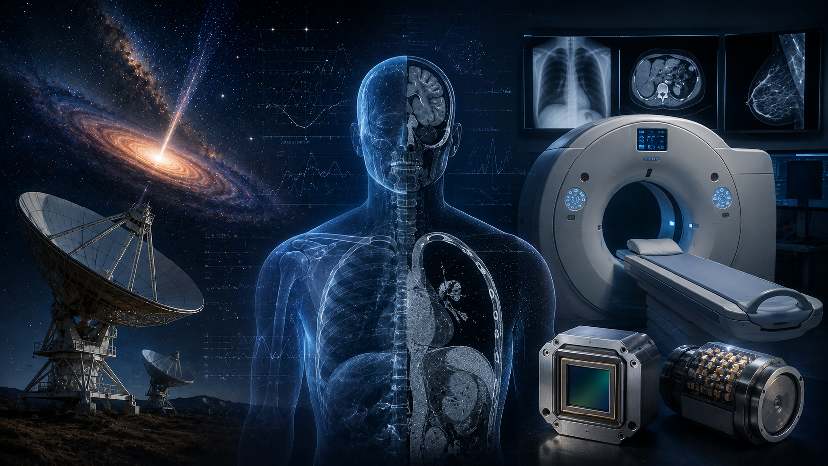 Cover image of the article “The Universe That Healed You: Why Medicine and Astronomy Share the Same Tools” — category Astrophysics